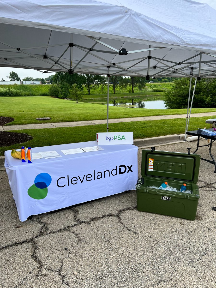Cleveland_Dx's tweet photo. Our team had a blast at the @ZEROCancer Run/Walk Event this weekend in Joliet, IL. Hope to see you at the next one! #EndProstateCancer #IsoPSA https://t.co/BkHPsgbQEA
