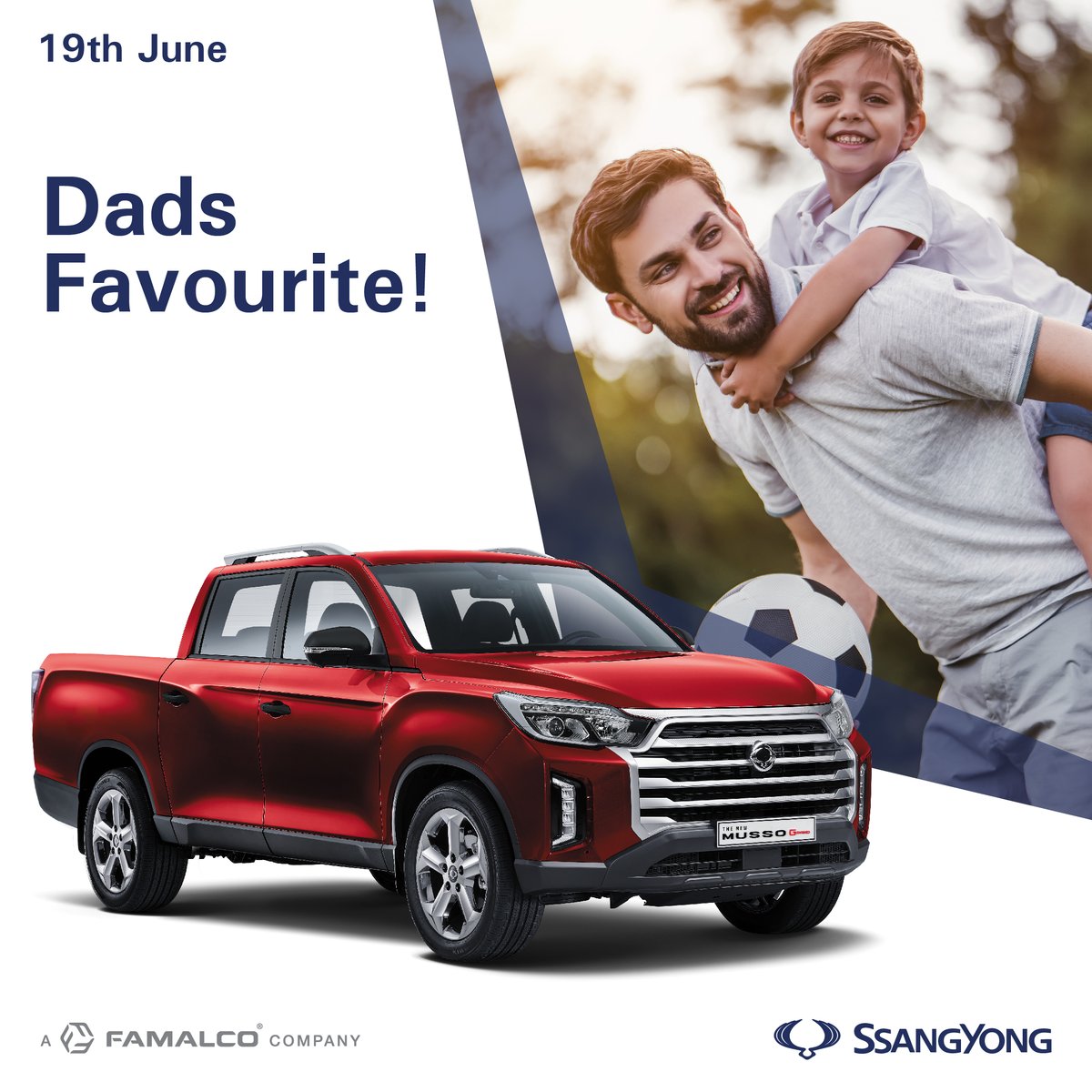 A big thanks to all fathers for knowing when to guide us, and when to step back and watch us guide ourselves. 👨‍👧‍👦

#ThankyouDad #SsangYongMalta #Wishes #HappyFathersDay 
#Famalco #TomorrowTogether