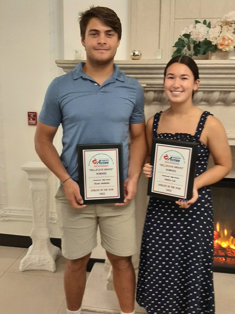 MCAthleticDept's tweet photo. Always amazing to watch our athletes grow in our programs!  Here are Ryan Jenkins and Jayden Lui winning the Physical Education award for middle school in 2018 and then being the Centereach nominees for Dellecave award yesterday morning! https://t.co/uMRg6DQrSR
