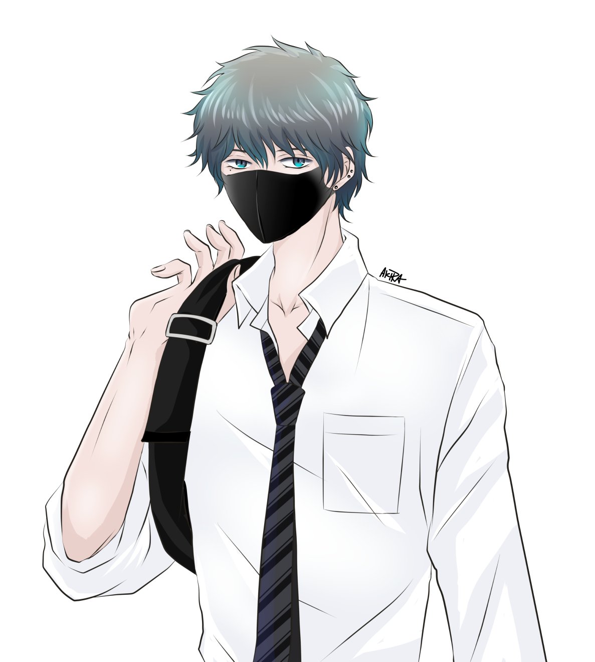 あきら 大きいサイズはpixivにupしてあります プロフにurl イラスト Illustration 高校生 フリーアイコン男の子 イケメン マスク男子 フリーアイコン フリーイラスト T Co Uc75nnmb4w Twitter
