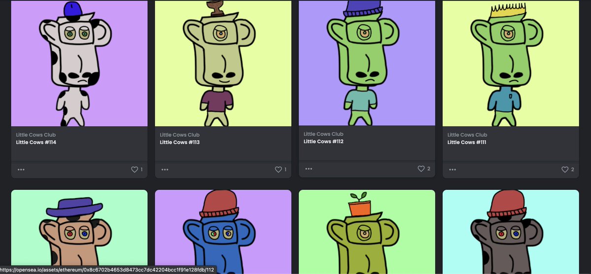 ⚠️🐮REVEAL🐮⚠️

Just press the update metadata button... and show your little cows🐮.

#FreeMint #opensea #NFT