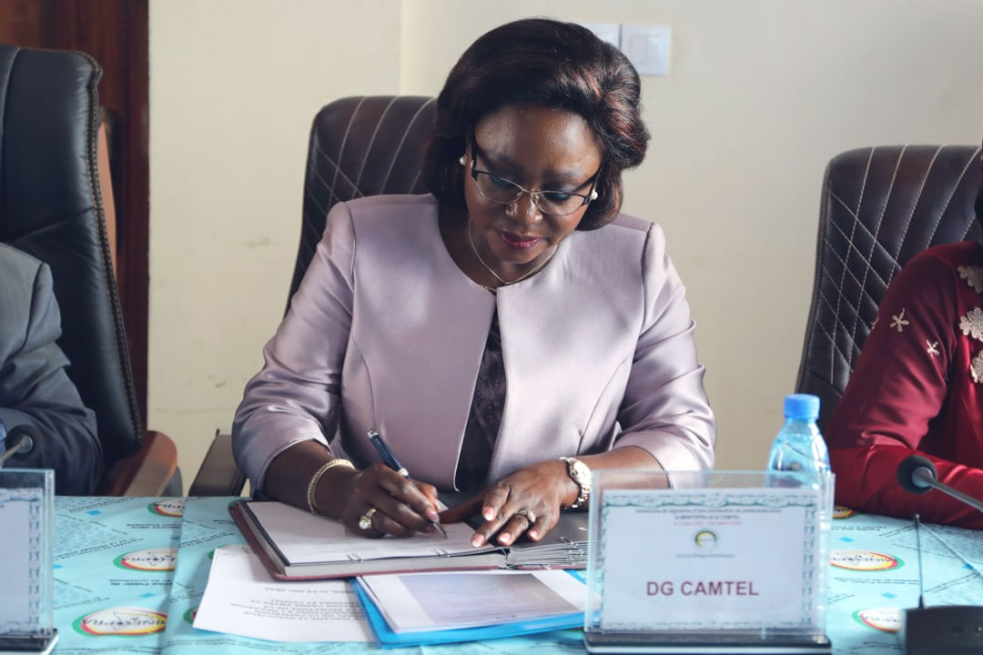 AchidiJudith's tweet photo. Today, Monday 13th June 2022, I signed a partnership agreement between CAMTEL and MINFOPRA. This is a mark of the total trust this important ministry has in our company and strengthens our commitment to support the digital transformation of our institutions, ...
1/3 https://t.co/YSOohhEV9g