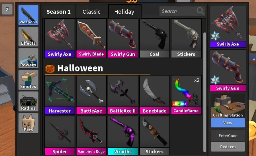 diere' on X: Selling mm2 weapons / Godly / knife for Paypal/gcash