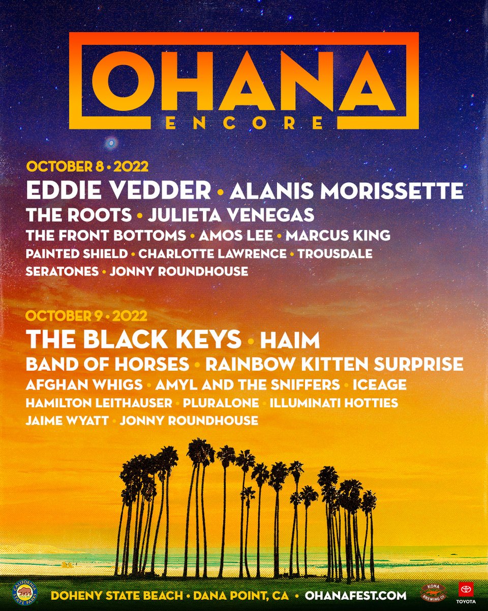 Ohana Festival 2023 Lineup Tickets Schedule Dates Spacelab