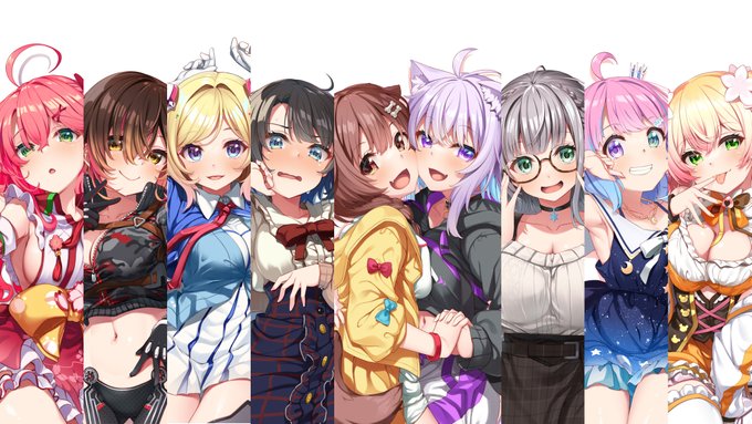 やや強引に詰め込んだPC壁紙用まとめです。
16:9ならいい感じにハマるはずです 