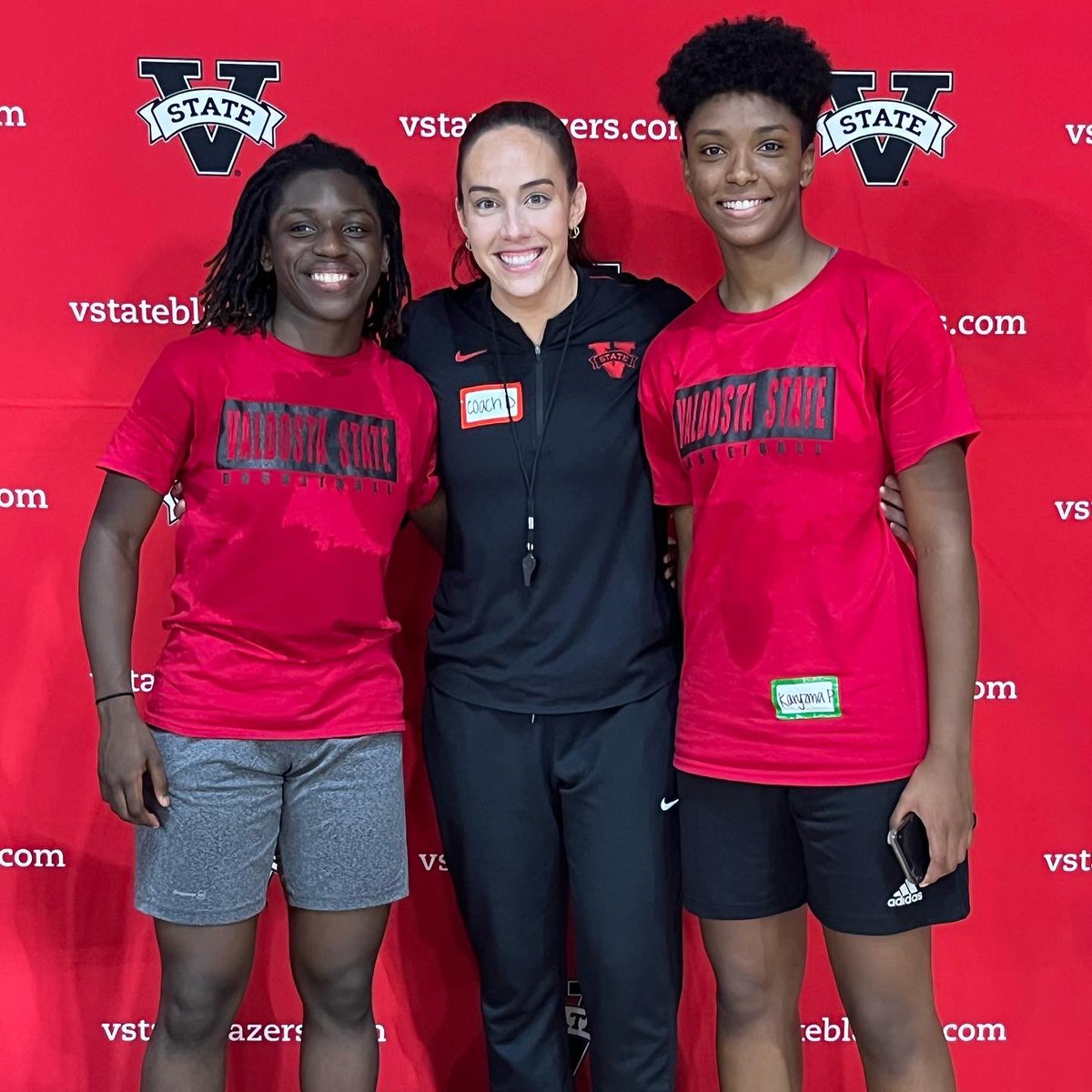 karyzmapierre's tweet photo. Thanks Coach D and Coach Uff for inviting us out to VSU. Had a great time competing out there and meeting everyone. @FGBvsEveryone @I_AM_CoachE @BlazerAthletics @BreAsiaW23 https://t.co/tOAjxHAMyv