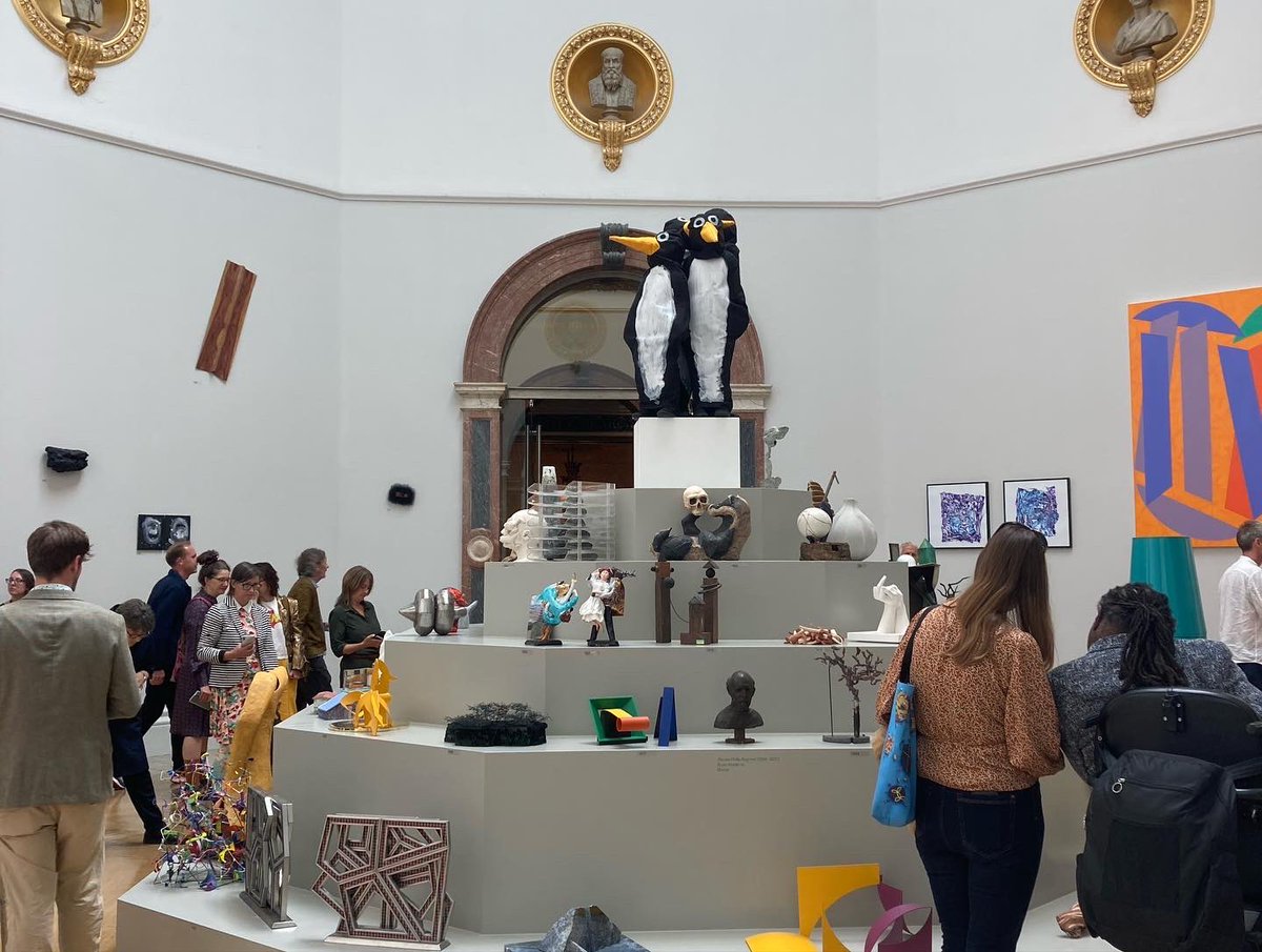 wickham_design's tweet photo. Had a brilliant time at Varnishing Day at the RA. Really lucky to be included alongside some incredible work. 

#royalacademyofarts #summerexibition #rasummer #london #art #contemporaryart #summershow https://t.co/s1Tj7DEJja