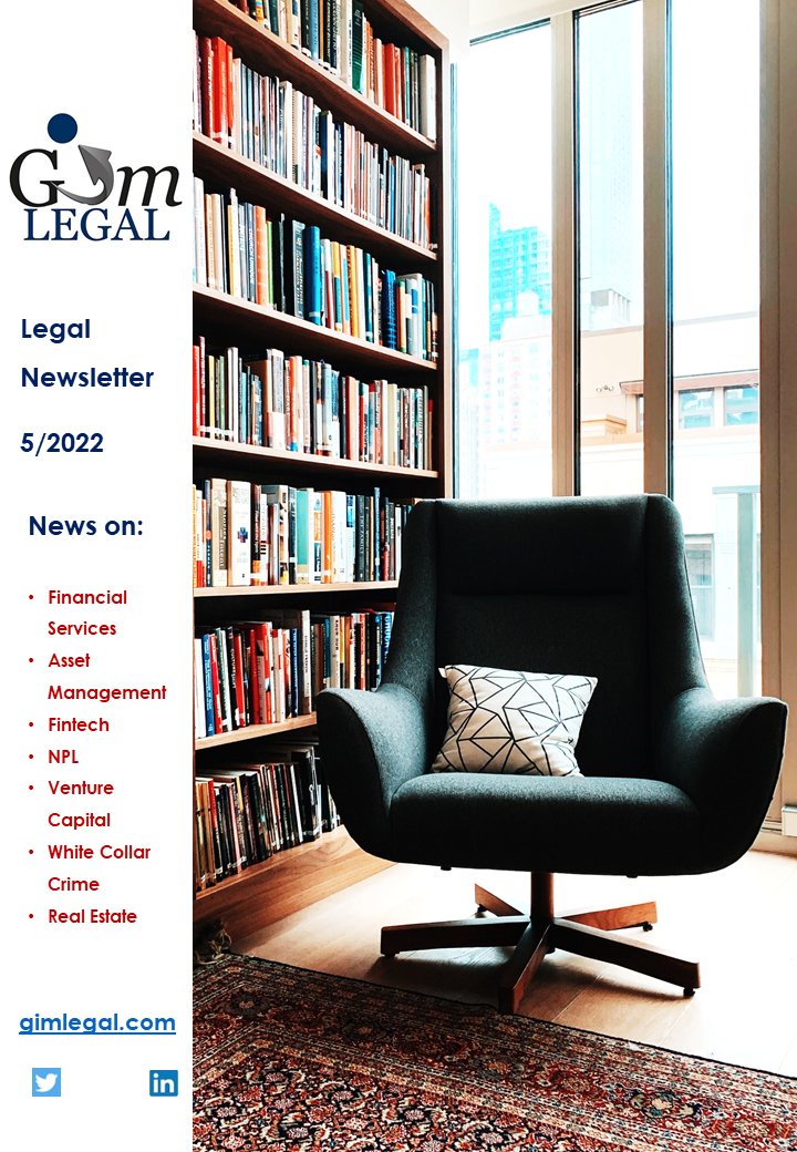 GIM_Legal's tweet photo. E' online la nostra 5a #Legal #Newsletter del 2022! News on: #FinancialServices, #Fintech, #NPL, #VentureCapital, #WhiteCollarCrime e #RealEstate.

https://t.co/Ireom0XbG5 https://t.co/yuhljg0VUW