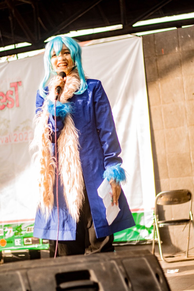 NWiccha's tweet photo. the riddle: Cosplay jadi MC yang cosplay jadi cosplayer atau cosplayer yang cosplay jadi MC

State your answer and fun description on reply
Lmao
#cosplayer #hicofest #lampung #eventjejepangan #rimurutempest https://t.co/ArkmtTRgCO