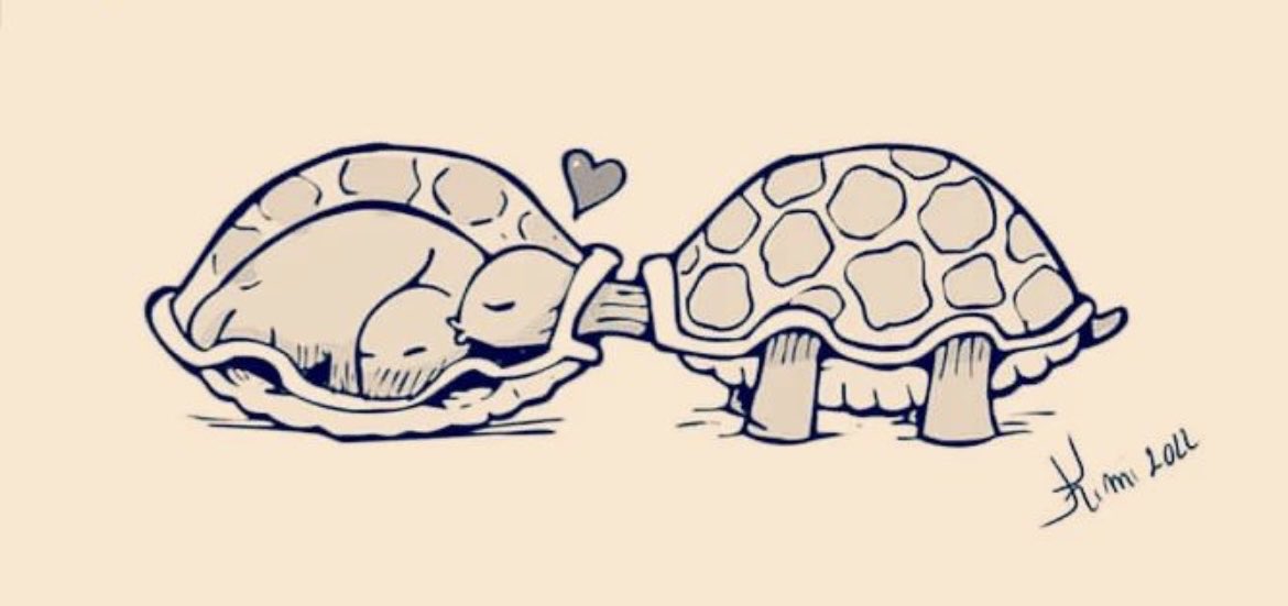 Wir sollten alle einen Menschen haben, der nach uns sieht, wenn wir uns verkriechen.