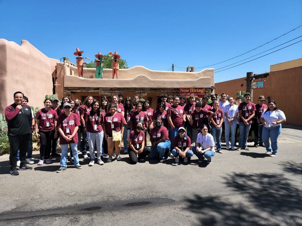 GEARUPLockhart's tweet photo. Lockhart students exploring New Mexico with students from surrounding areas through the @tamu_academies Texas A&M Construction Academies. #GEARUPworks #LoveMyLISD #thisishowwesummer https://t.co/oVnI29ZxSo