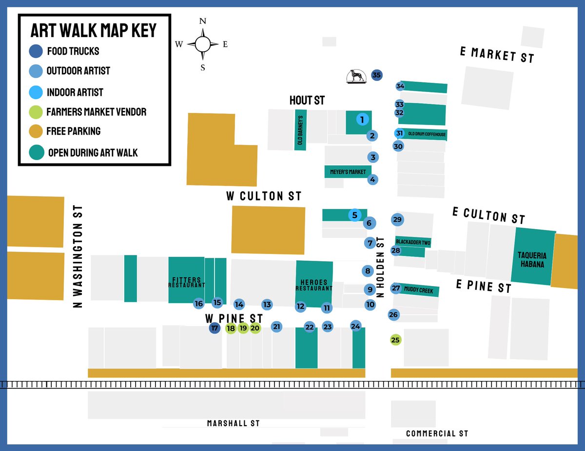 WBurgMainStreet's tweet photo. Looking for Wednesday plans? Come to Downtown Warrensburg for our June Third Wednesday Art Walk! Come enjoy local artist and musicians, a little comedy, tasty treats and support our local storefronts from 5pm - 7pm! https://t.co/TwjBmJeEDY