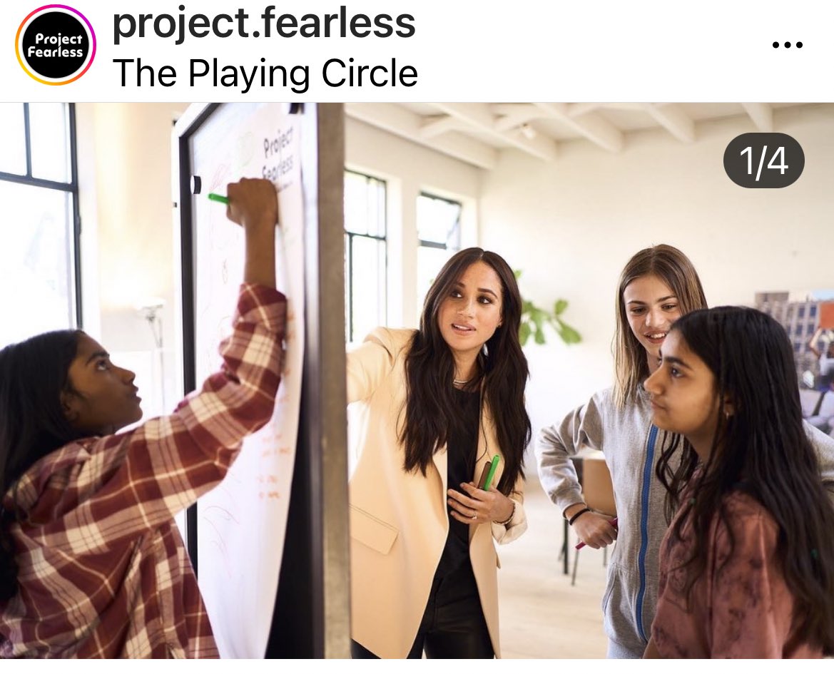 An institution told a princess who loved helping others to be 50% of herself. 

Her prince took her away to where she can be 100% of herself &amp; she now gets to help even more people! 😃

#Meghan