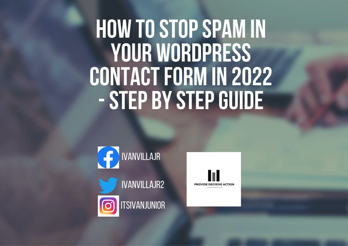 IvanVillaJr2's tweet photo. 🤔 Spam coming from your WordPress contact form is annoying and can have serious consequences. Luckily Tripetto offers a built-in solution to prevent spam attacks. Source: https://t.co/iZQKxZanwS 

#IvanVillaJrWebServices #NegrosOccidentalWordpressDeveloper #OnlineFreelancer https://t.co/CmeoBDWjxK
