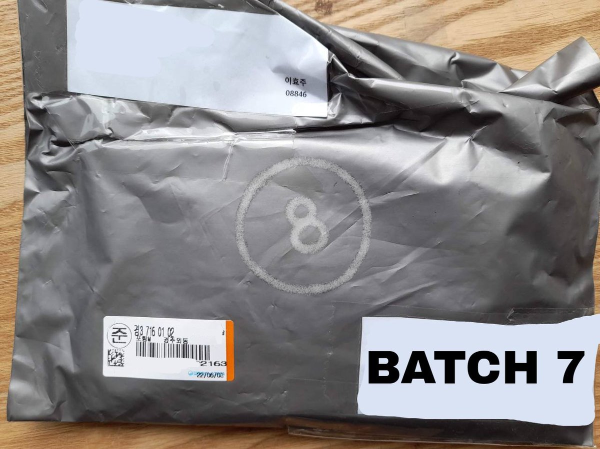 8juncart's tweet photo. #8updates : JUNE 13, 2022
# about : BATCH 2 - 7
BATCH 2, BATCH 3, BATCH 4 & BATCH 6
status : IN TRANSIT to PHILIPPINES ( 0610 )
( 1st pic )
BATCH 5 & BATCH 7
status : STILL in KR ADD!
will ship along with the other remaining batches. ( 2nd & 3rd pic ) 🥹💗 https://t.co/mUrjFpbTgp