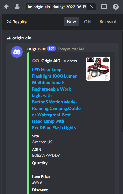Woke up to a bunch of free LED Headlamps from @Origin_AIO Their freebie module is 🔥