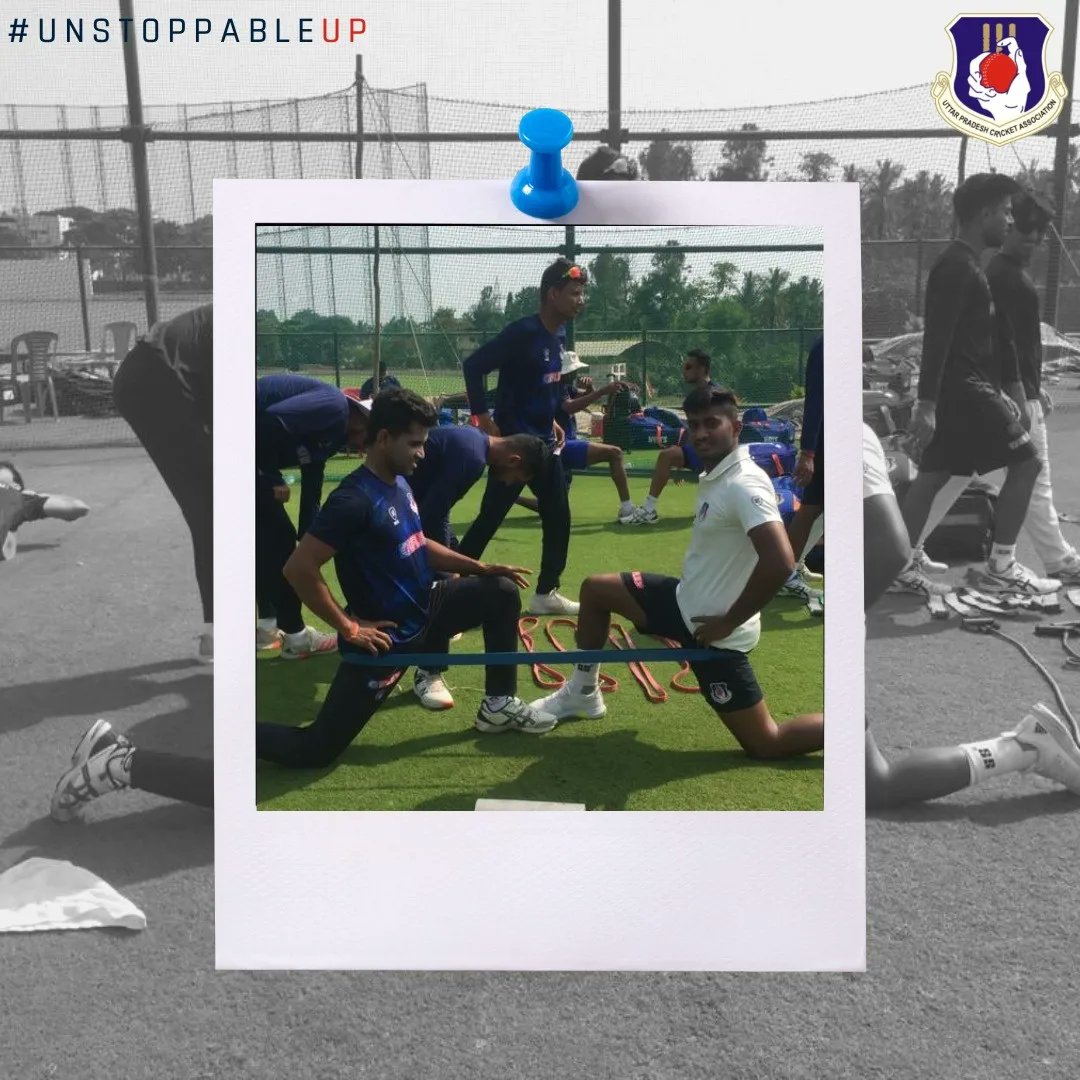 UPCACricket's tweet photo. The final training ahead of the semi-final is in full swing and the team is looking in good shape. The players are motivated and determined to do well in the semi-final and give their best to reach the final. #BeUnstoppable 💪🏻

#UPvsMUM #UnstoppableUP #UPCA #RanjiTrophy https://t.co/AUaZOi31MA