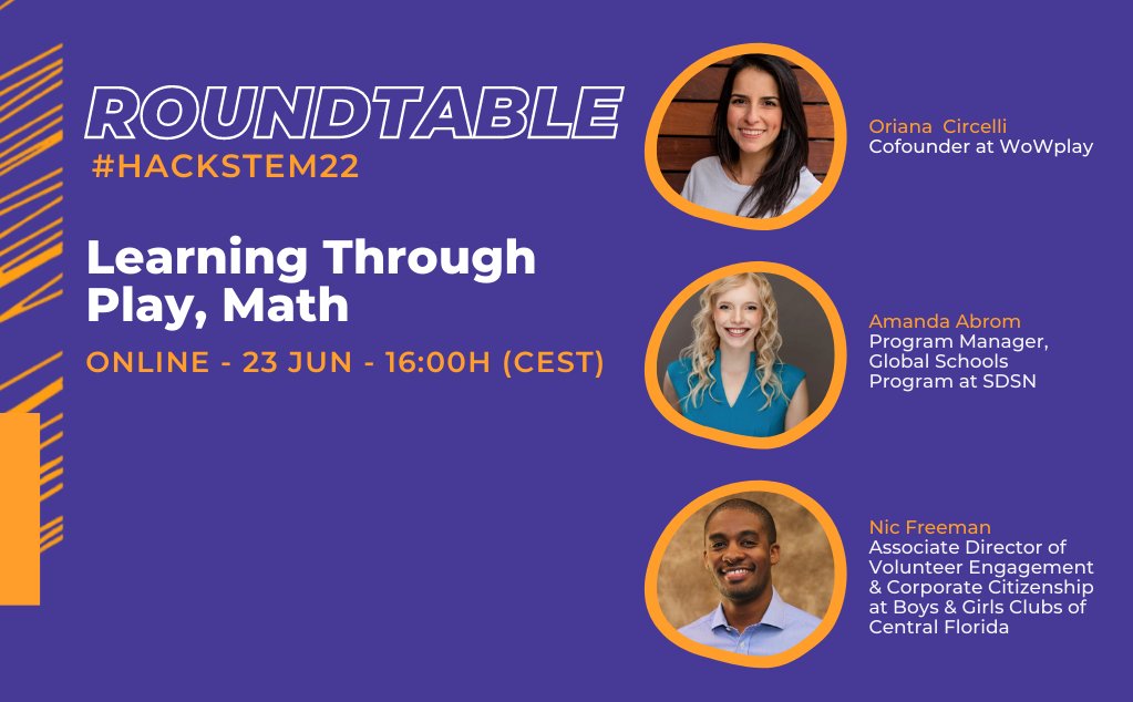 🧑🏻‍🎓 Do young #students have a poisoned relationship with #math? 
Learn how to attract them with Learning Through Play since early #education on 𝗝𝘂𝗻𝗲 𝟮𝟯 𝗮𝘁 𝟭𝟲𝗵 (𝗖𝗘𝗦𝗧) 🎮
𝗥𝗘𝗚𝗜𝗦𝗧𝗘𝗥 𝗡𝗢𝗪! ⬇️
ow.ly/zYNH50Jw7eU