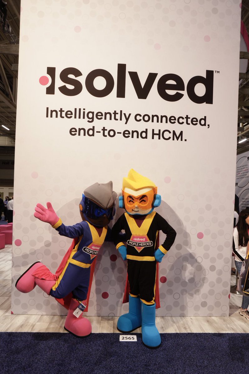 We are in full swing at the @isolvedhcm  booth #SHRM22! Stop by and say hi! I want to meet you!