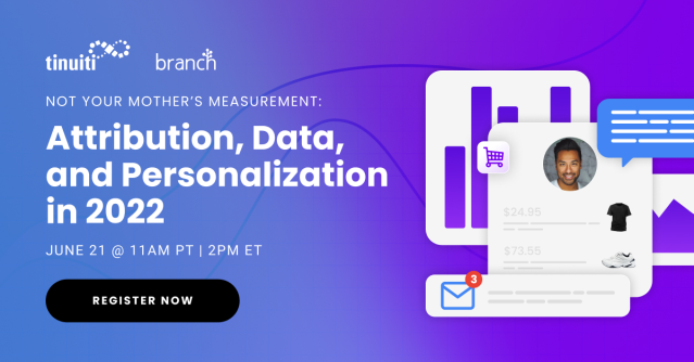 On 6/21, our VP of Mobile + #Adtech, Liz Emery, will be joined by <a href="/branchmetrics/">Branch</a>' Chhaya Sivakumar to tackle the future of linking, how to leverage 1P data, and evolving your #measurement efforts. Sign up for the <a href="/Tinuiti/">Tinuiti</a> webinar here: bit.ly/3O6MXJw
