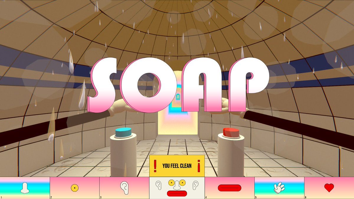 BORE_DOME's tweet photo. 🌈🚿🌈
In our latest update, you can now SHOWER, 
in order to stop smelling bad in our game!

#indiegame #gamedev #IndieGameDev #indiedev https://t.co/ySLI9Q8Gih