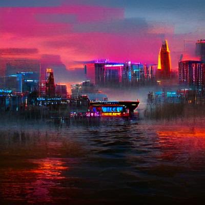 "City skyline across the water at sunset" - made with @NightCafeStudio 

creator.nightcafe.studio/creation/QNSMC…

#aiart #nightcafe #digitalart