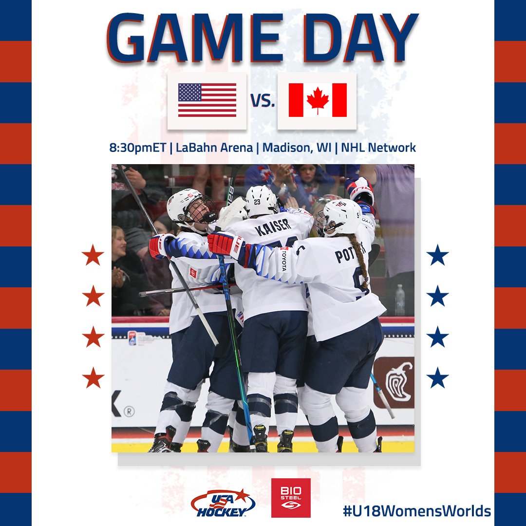 Gold medal game tonight. Let's do this! #U18WomensWorlds 

Preview → bit.ly/39km2LG