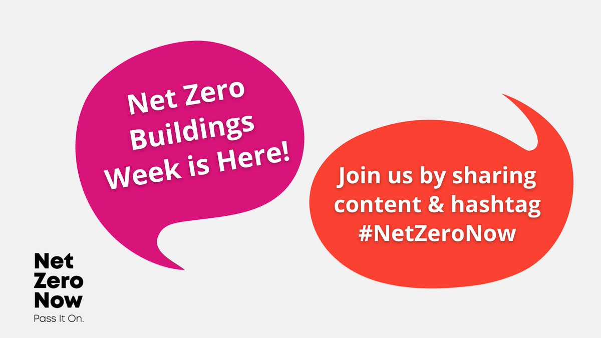 NewBldgsInst's tweet image. Net Zero Buildings Week is here! Follow along as we share resources that will help to lead us to a #CleanEnergyFuture, and don&apos;t forget to engage and participate as well! Everyone is welcome to share tips and resources - just make sure to use the hashtag #NetZeroNow!