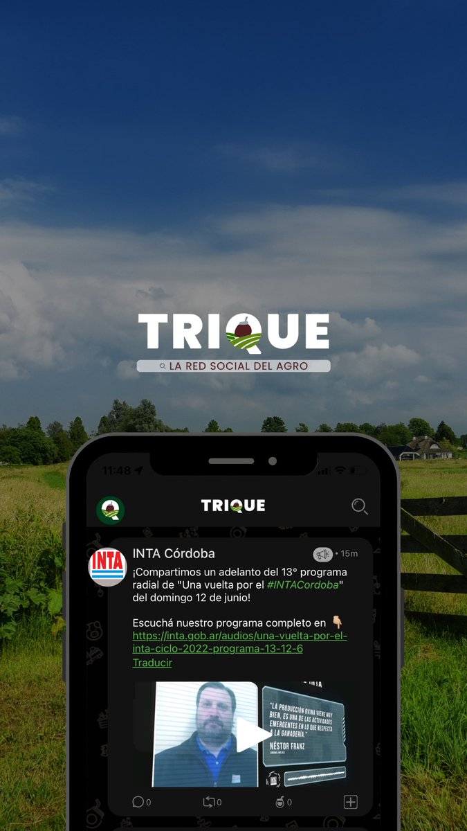 TriqueApp's tweet photo. Publicación Triquera del día 🧉🧉

Link acá ✨✨

https://t.co/iL7ijIPEUo

#Inta #Trique https://t.co/mBRAuHh9w0