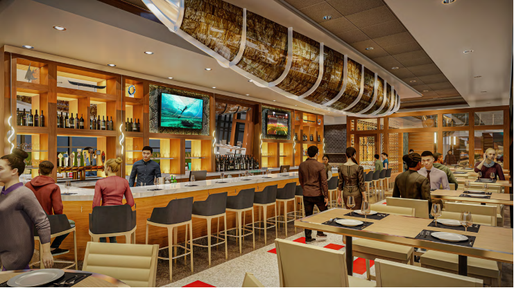 legalseafoods's tweet photo. Our newly renovated Kendall Square location reopens today! Join us starting at 4PM. #ReallyFreshFish https://t.co/yqHBQGK2Fy https://t.co/jGfLudPtul