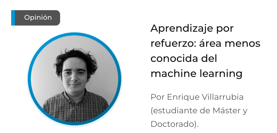 esiuclm's tweet photo. 🎓 Enrique Villarrubia, estudiante del Máster en #Ingeniería #Informática y de #Doctorado #UCLM, nos habla del #aprendizaje por refuerzo aplicado a diversos ámbitos, entre ellos los #videojuegos 🕹️ #IA.

👉 https://t.co/UJ9mQ7fYUw

🎁 Difunde y participa (24h) ❤️🔁 - Material ESI https://t.co/s9cnBM2ilG