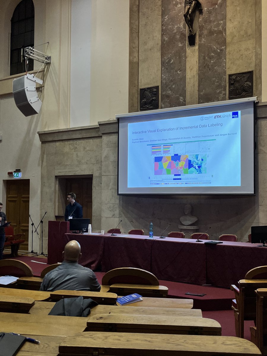 And now, is the turn of master's thesis student Raphael who is explaining how VA tools can help in the data labeling process. <a href="/euro_va/">EuroVA</a> <a href="/EuroVisConf/">EuroVis</a>