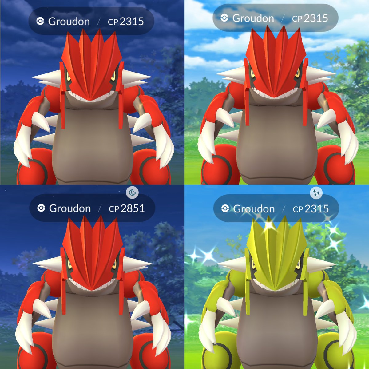 ItsFleeceKing's tweet photo. ‘2351 is the hundo cp for Groudon’ 

Me: https://t.co/ocWVPBxndO