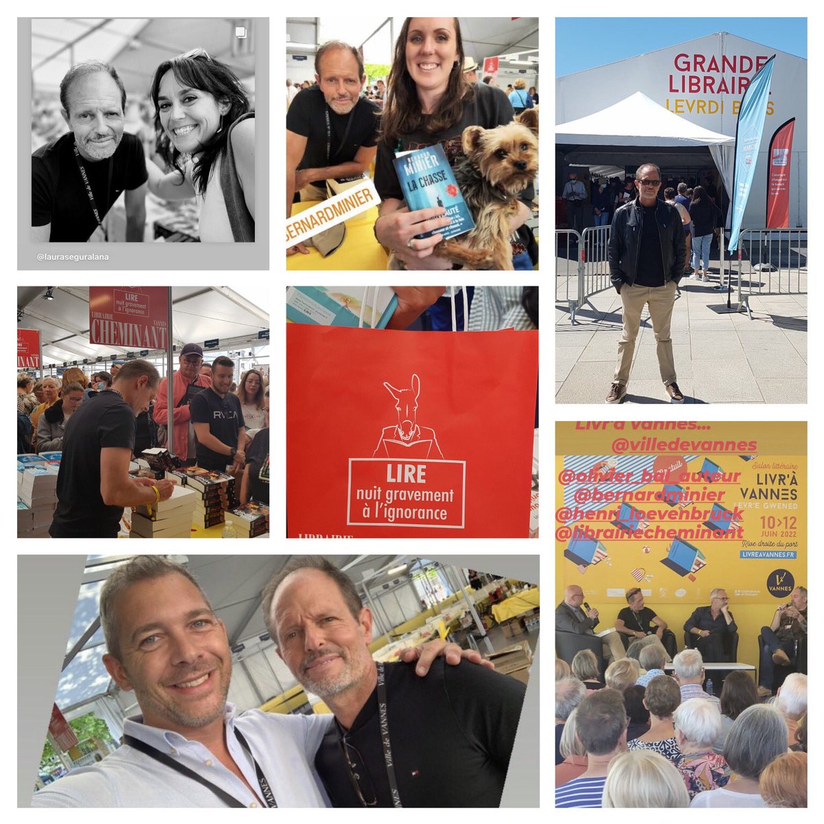 Bernard_Minier's tweet photo. Merci à vous, lectrices, lecteurs, qui êtes venus nombreux ce beau samedi ensoleillé à Vannes ! #lectriceslecteurs
#vannes #salondulivre #dedicaces https://t.co/W6KdKH9IEw