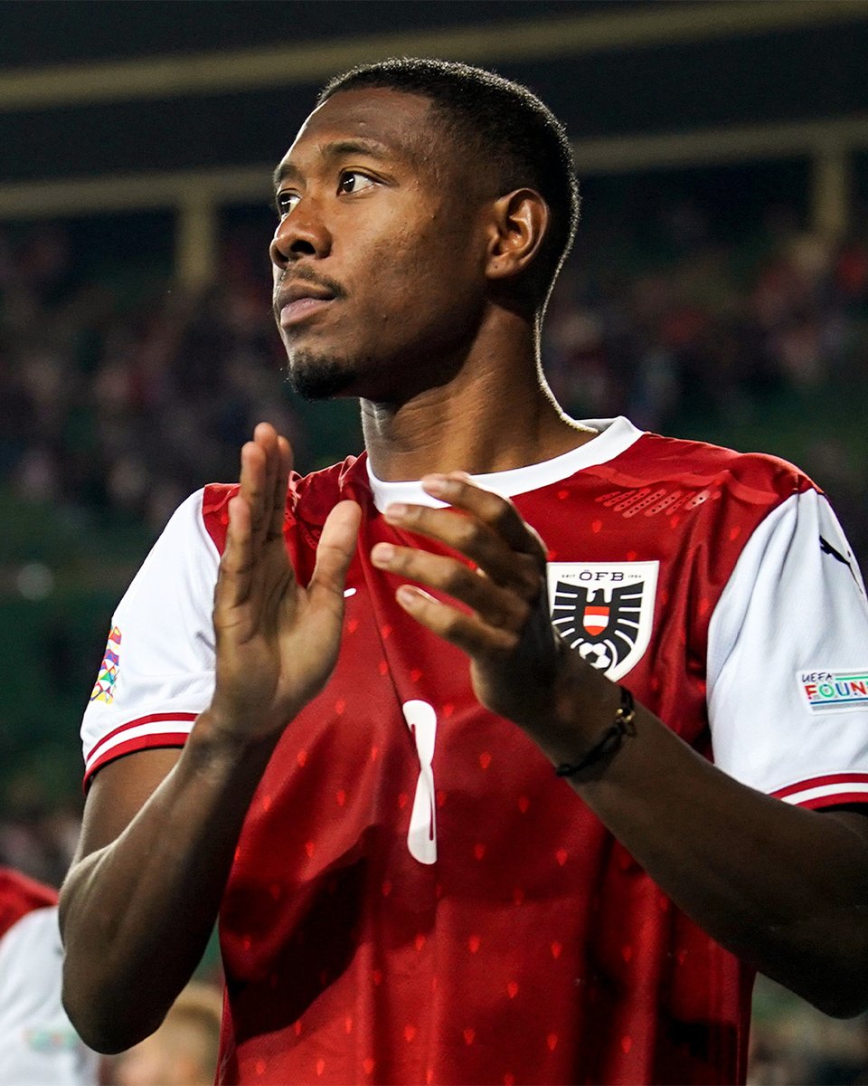 realmadrid's tweet photo. 🔥 @David_Alaba 🔥
🇩🇰 Dinamarca 🆚 Austria 🇦🇹
⏰ 20:45 CEST
🌐 #NationsLeague https://t.co/JK1avYQwvg