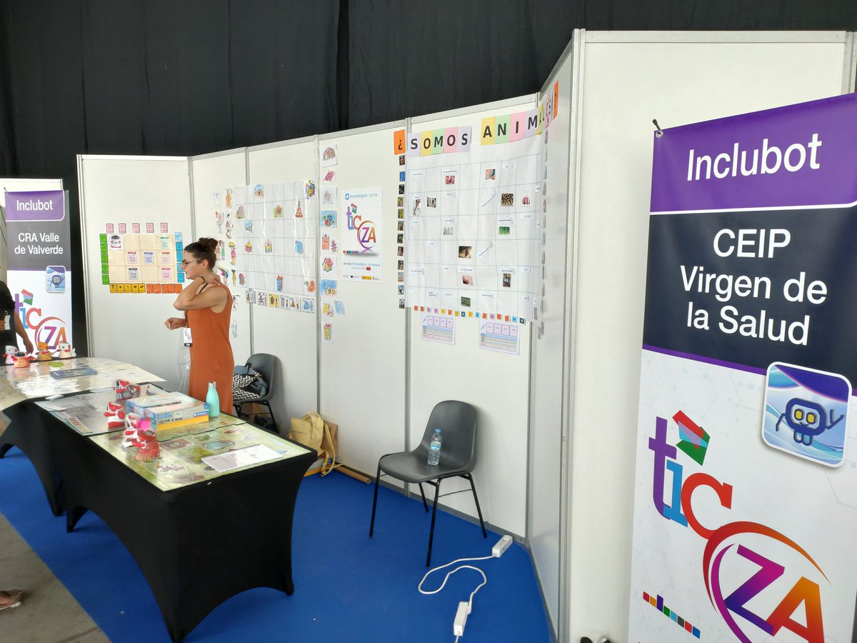 Jornada #CompDigEdu_cyl de Zamora, ¿Conoces el Proyecto de Innovación Educativa INCLUBOT? El <a href="/CRAValledeVde/">CRA Valle d Valverde</a> y CEIP Virgen de la Salud son un buen ejemplo para implementar en el aula.