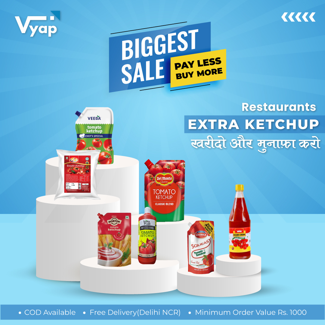 vyap_in's tweet photo. Restaurateurs get the best quality tomato ketchup at the best deals.
Visit at: https://t.co/ziPuLRyQim
Follow us to stay updated.
#restaurant #Online #groceries #Order #vyap #ketchup #tomato #Deals #Delhi https://t.co/7PkxSDDI6L