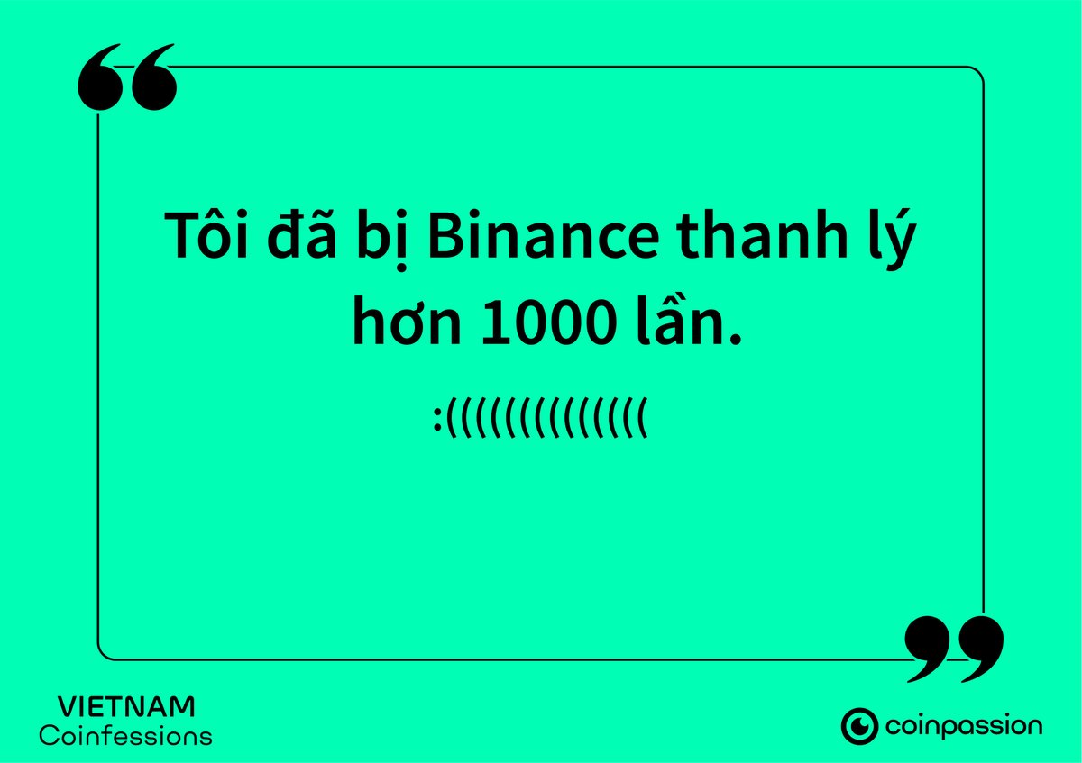 VNCoinfessions's tweet photo. "Tôi đã bị @binance thanh lý hơn 1000 lần."

Chuyện không của riêng ai 😥😥

#VNCoinfessions #Future #long #Short https://t.co/SF3kCSdYtW