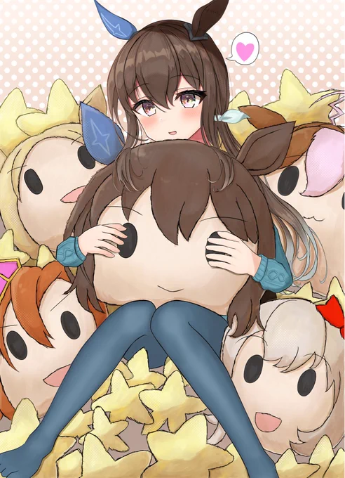 ふわふわ尊い空間
 #ウマ娘 #アドマイヤベガ 