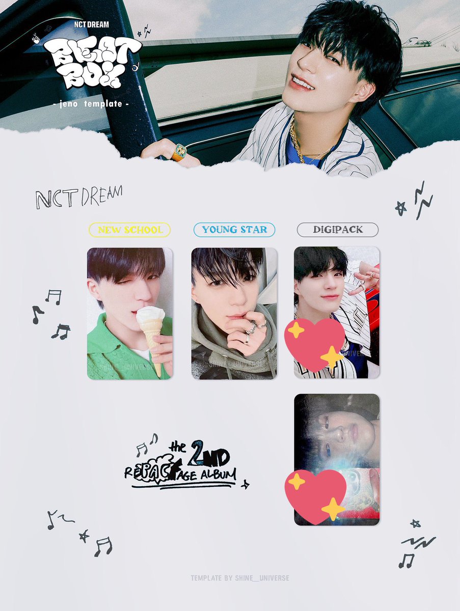___maru818's tweet photo. NCT DREAM Beatbox Degipack トレカ 交換

譲 mixtape cardマーク
    degipack ヘチャン

求 同種 ジェノ

郵送希望📮(同日発送)
条件合う方いましたらリプよろしくお願い致します🙇🏻 https://t.co/gwTAiNWJjI