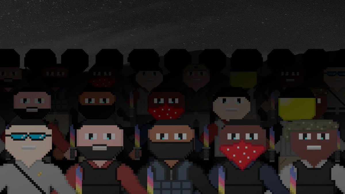 SoldiersSoc's tweet photo. Attention Soldiers!🪖
 
If you see a companion with a bayonet, you can take this truth:
These are the Guerilla ones of the Soldier Society. They may not be as formal, but they are always ready.🎖️
 
Still, they might spread some peanut butter in your sandwich if you ask kindly.🥪 https://t.co/6seWKHlc43