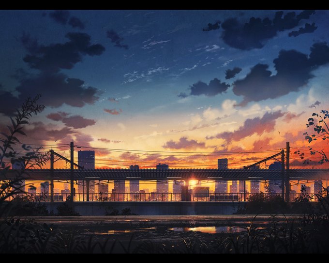 「夕闇駅と遠い空」 