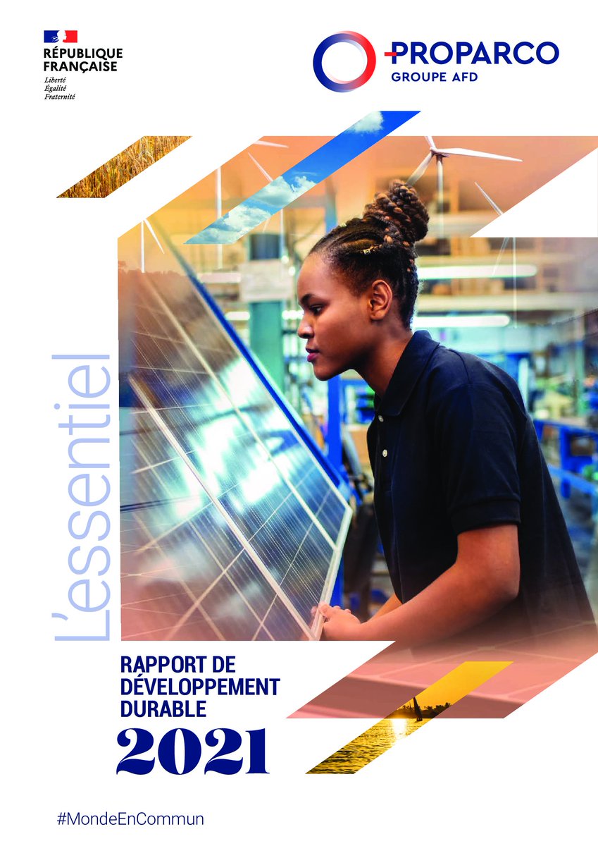 Proparco's tweet photo. #AnnualResults : In 2021, Proparco supported high-impact development projects that contribute to the achievement of the Sustainable Development Goals #SDGs 

#WorldInCommon

Find the Essential here : https://t.co/idOgPd4TsV https://t.co/0htd6bn2jT