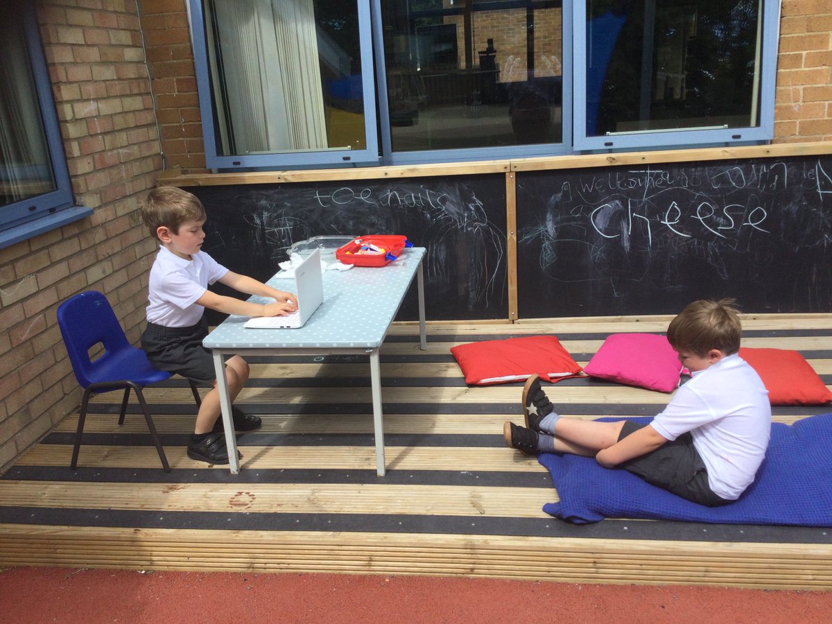 PolycarpSchool's tweet photo. In EYFS, we have been learning about the people who help us. Well done boys for your fabulous art work and role playing! 🧑‍⚕️🩺🏥 @EyfsPolycarps https://t.co/dvU3mUjyTR