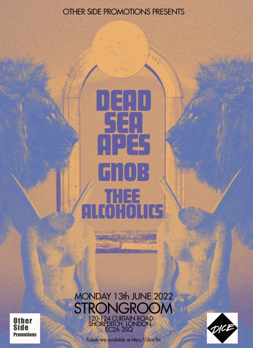 Tonight @StrongroomBar with @deadseaapes 🤘🏻 what else ya gonna do on on a Monday night? 🍻