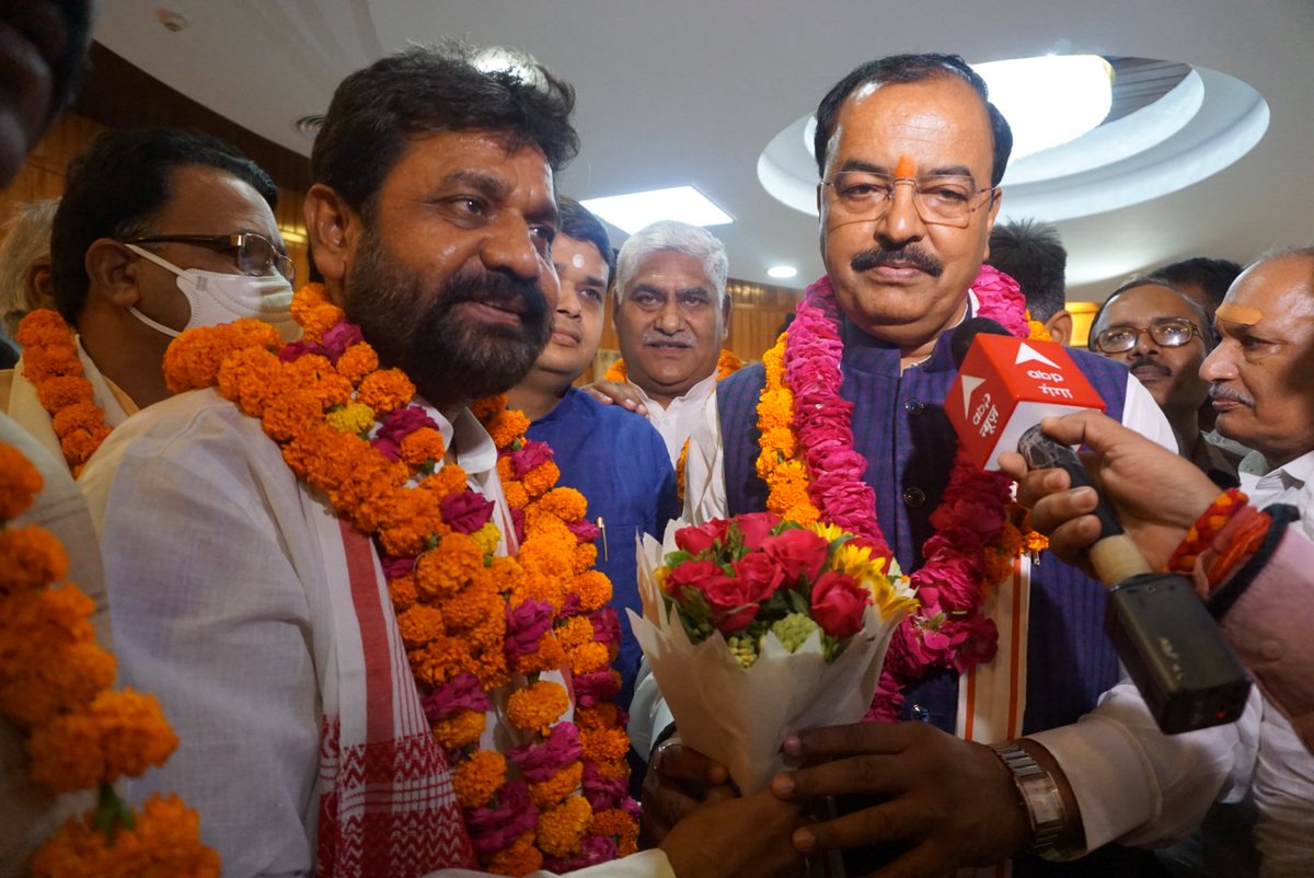 dayalugurubjp's tweet photo. ...उत्तर प्रदेश विधान परिषद (द्विवार्षिक) चुनाव - 2022 में विधान परिषद सदस्य के रूप में निर्विरोध निर्वाचित होने पर राष्ट्रीय व प्रदेश नेतृत्व का मैं हृदय से आभार व्यक्त करता हूँ। #Lucknow https://t.co/b1RstvFnU9
