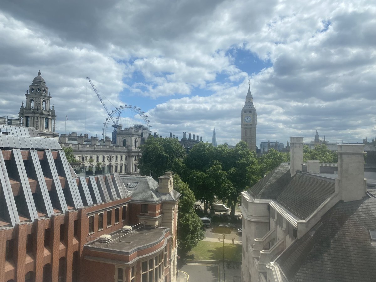 Great morning so far <a href="/LDNTechWeek/">London Tech Week</a> listening to some thought provoking talks on #healthtech and its future. 

Also, the networking lounge definitely has some of the best views in London! 

#LTW2022