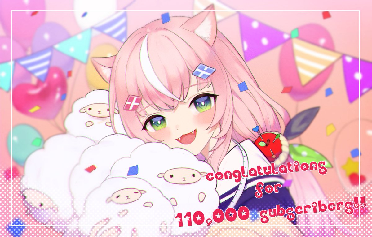 「ナリちゃん11万人おめでとうございます🎉🎉🎉
 #Nari_Art 」|みすみのイラスト