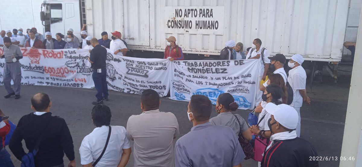 74Caramar's tweet image. Los trabajadores y trabajadoras de Mondelez Barquisimeto MAS FIRMES QUE NUNCA.. DIOS VA DELANTE DE NOSOTROS COMO PODEROSO GIGANTE.. 
@torrealbaf_ 
@tonyboza 
@fbsttccplara @SINTRABOALIMEN3 
@maduro_en 
@SunbtrakraftC 
@TarekWiliamSaab
