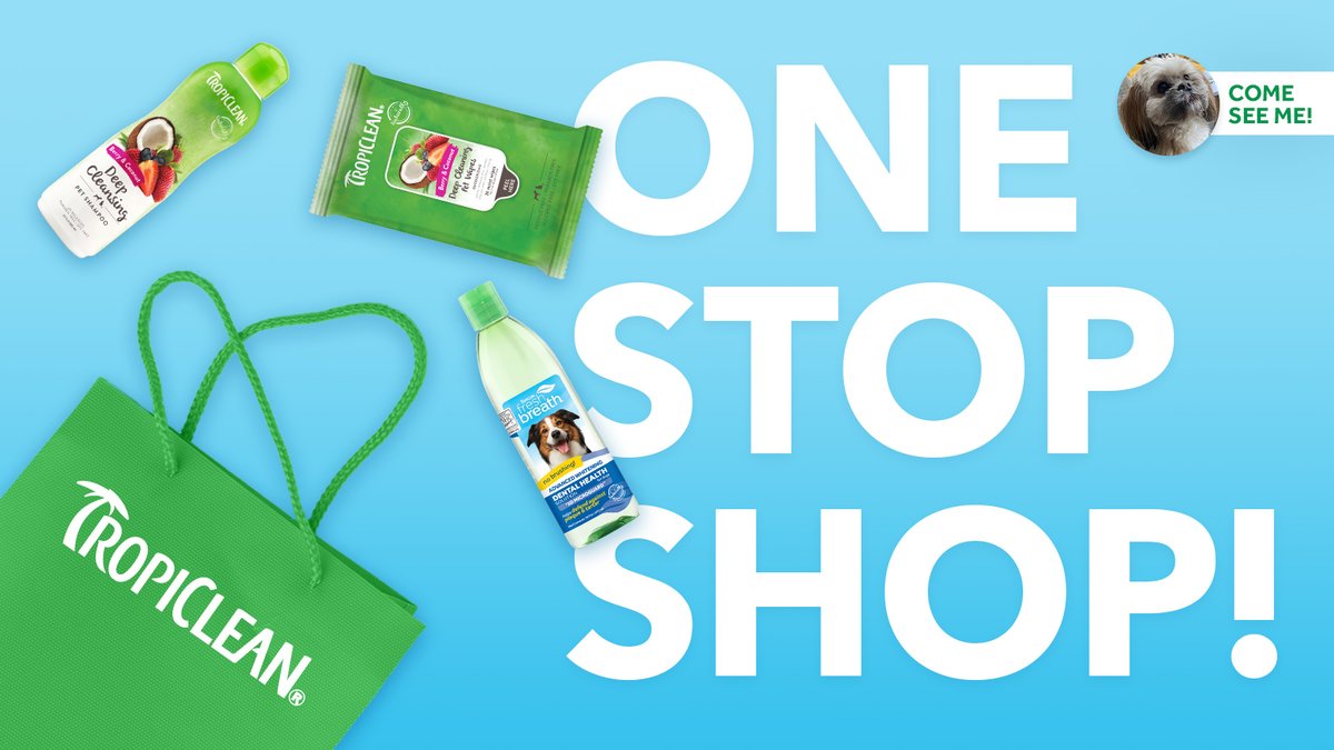 Calling all Tatton Park ticketholders! <a href="/tropiclean/">TropiClean Pet</a> Pet Products will be on site with everything you need to shop til' you drop. 

Special guest and TropiClean Brand Ambassador, Scout, will be in attendance, so make sure you stop by and say hello! 🐶